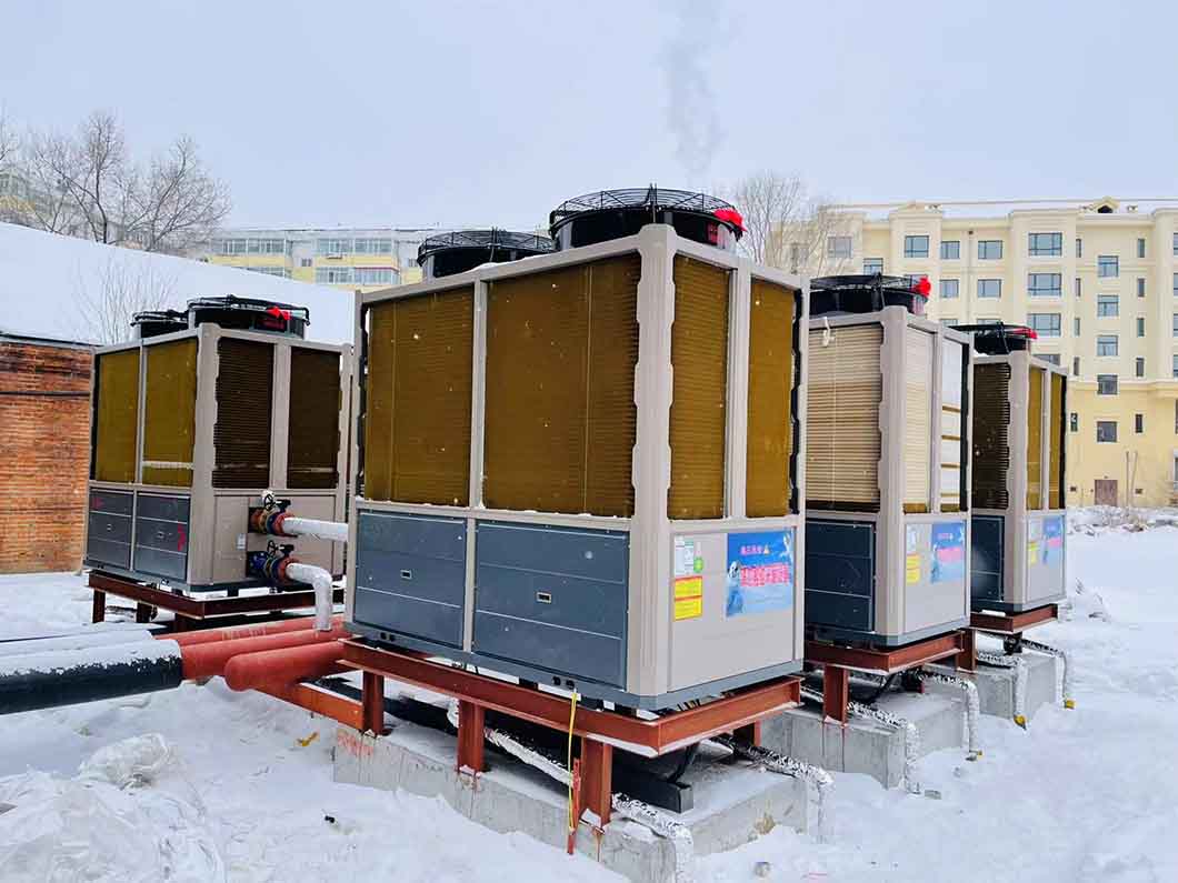 案例分享｜芬尼克茲空氣源熱泵為黑龍江佳木斯6萬(wàn)平小區(qū)進(jìn)行冷暖改造 