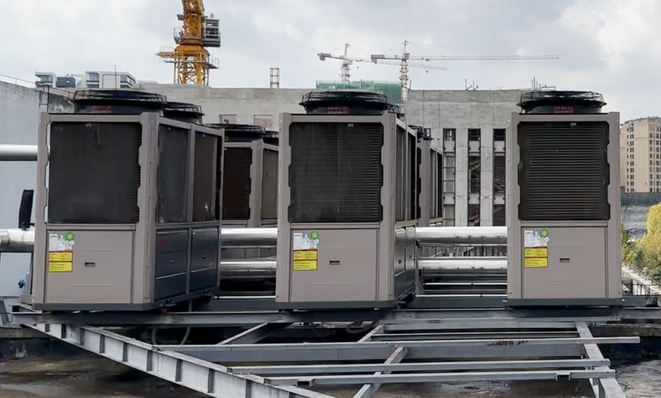 樣板典范_空氣能變頻模塊機(jī)組助力綠色校園 