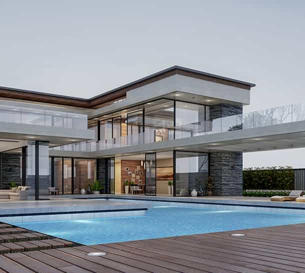 地產(chǎn)別墅泳池